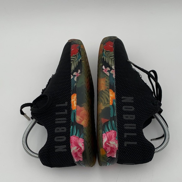 NOBULL Black Trainers with Floral Sole – Women’s 8 (Approx.) - Picture 13 of 14